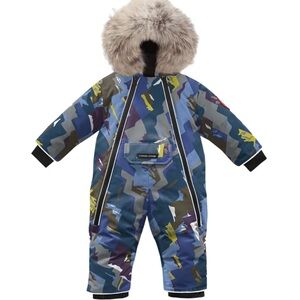AUTHENTIC CANADA GOOSE LAMB SNOWSUIT BABY 12-18M